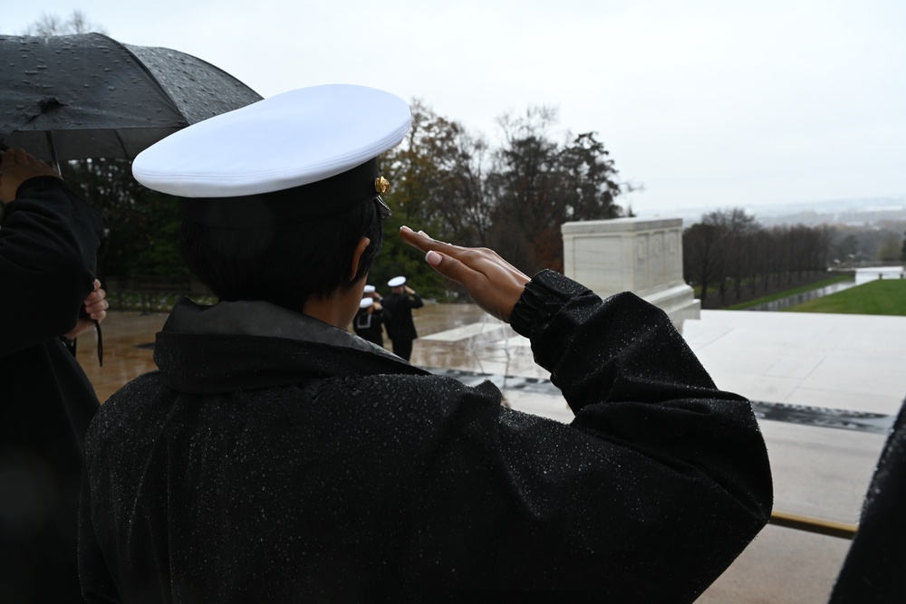 Recruiters of the Year participate in Wreath Laying Ceremony