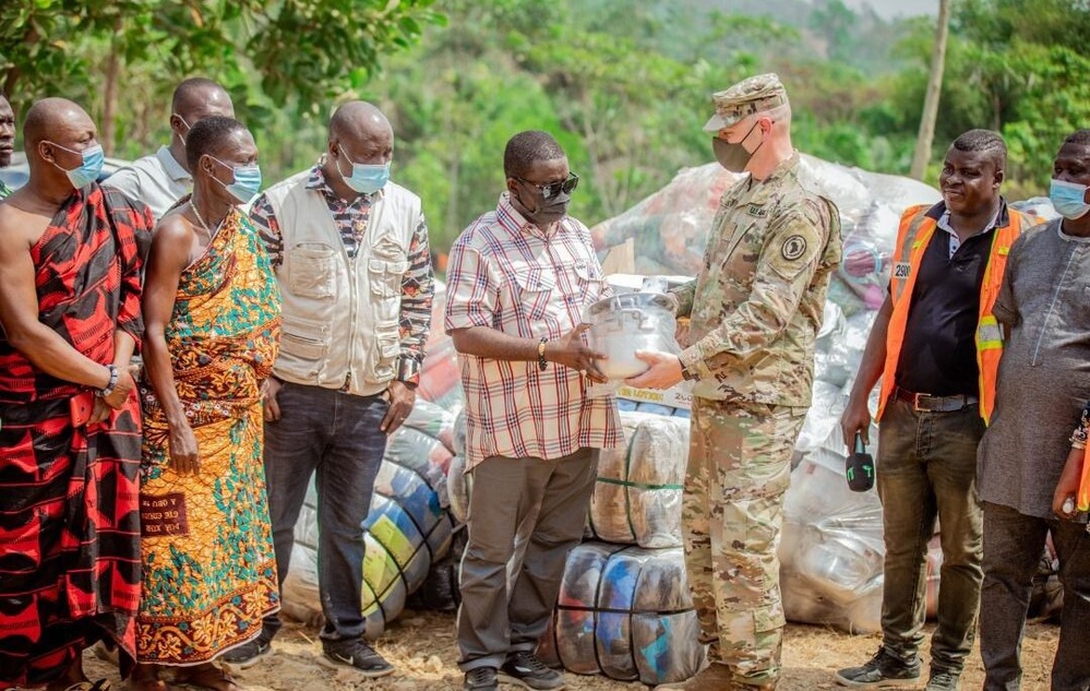 U.S. Humanitarian Assistance Arrives in Bogoso-Apiate