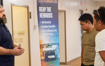 MSC Recruiting Team Visits Guam, Holds Job Fair