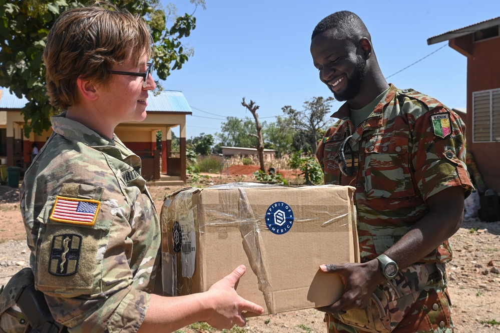 Special Operations Forces Africa conduct medical civic action program with Beninese partners