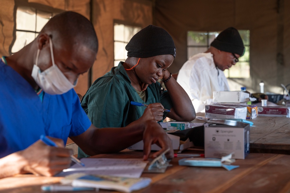 Special Operations Forces Africa conduct medical civic action program with Beninese partners