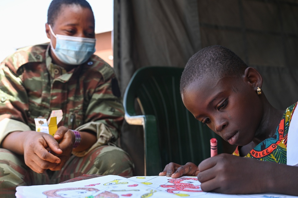 Special Operations Forces Africa conduct medical civic action program with Beninese partners