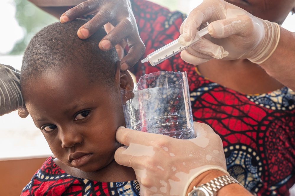 Special Operations Forces Africa conduct medical civic action program with Beninese partners