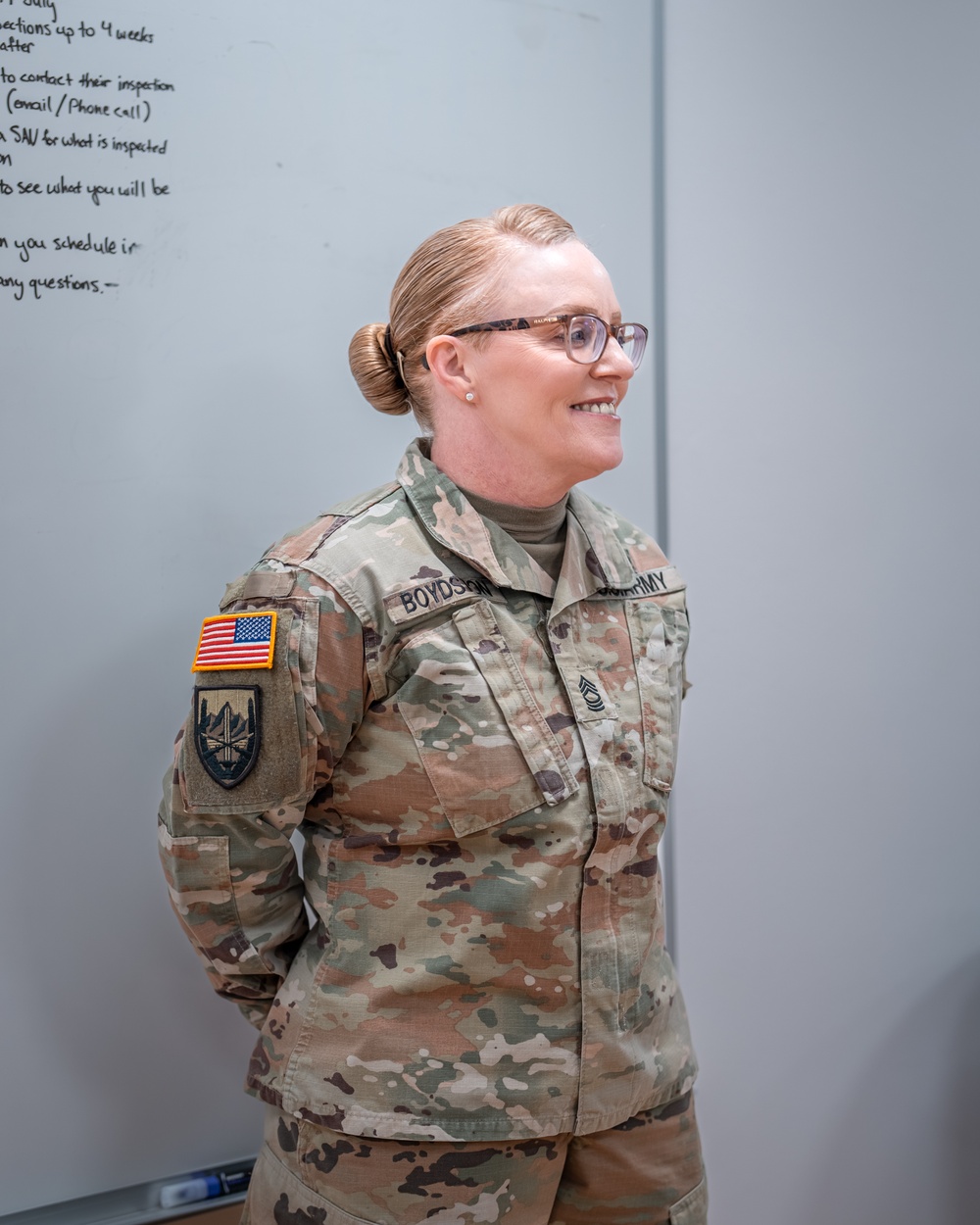 10th AAMDC commanding general recognizes general staff soldiers