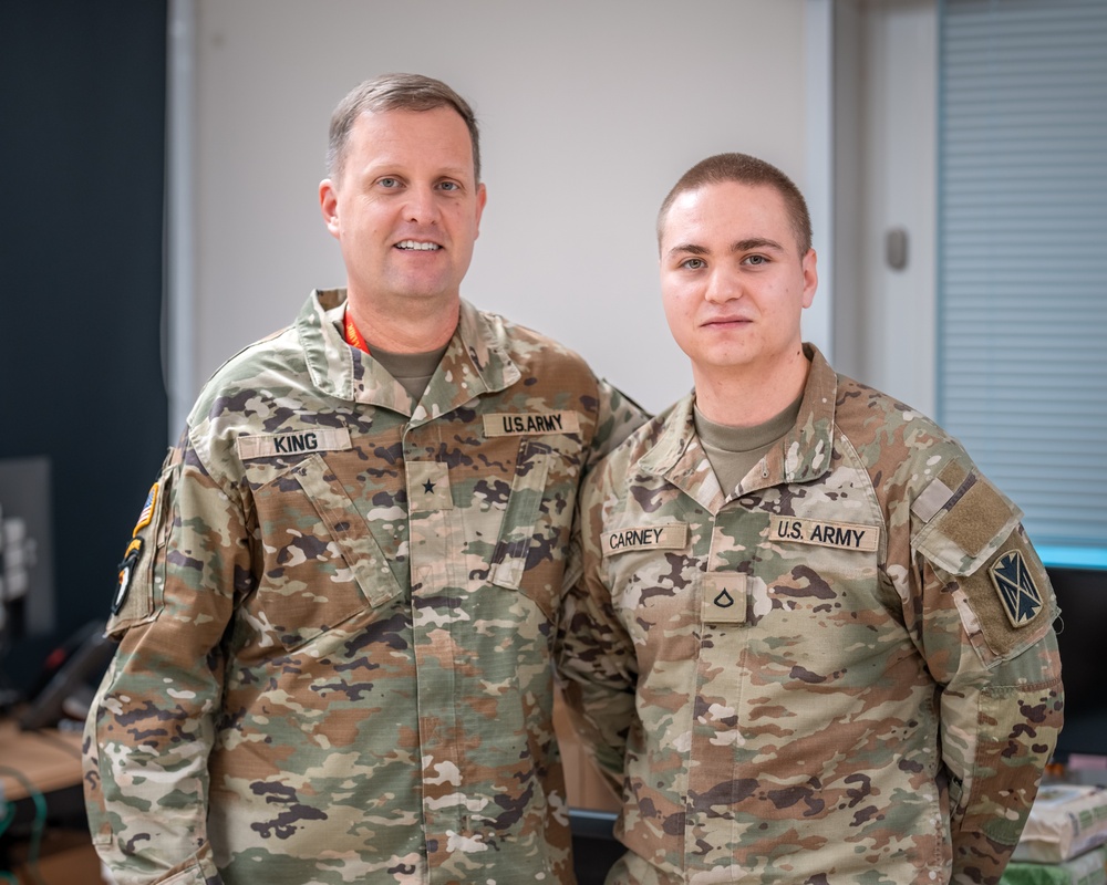 10th AAMDC commanding general recognizes general staff soldiers