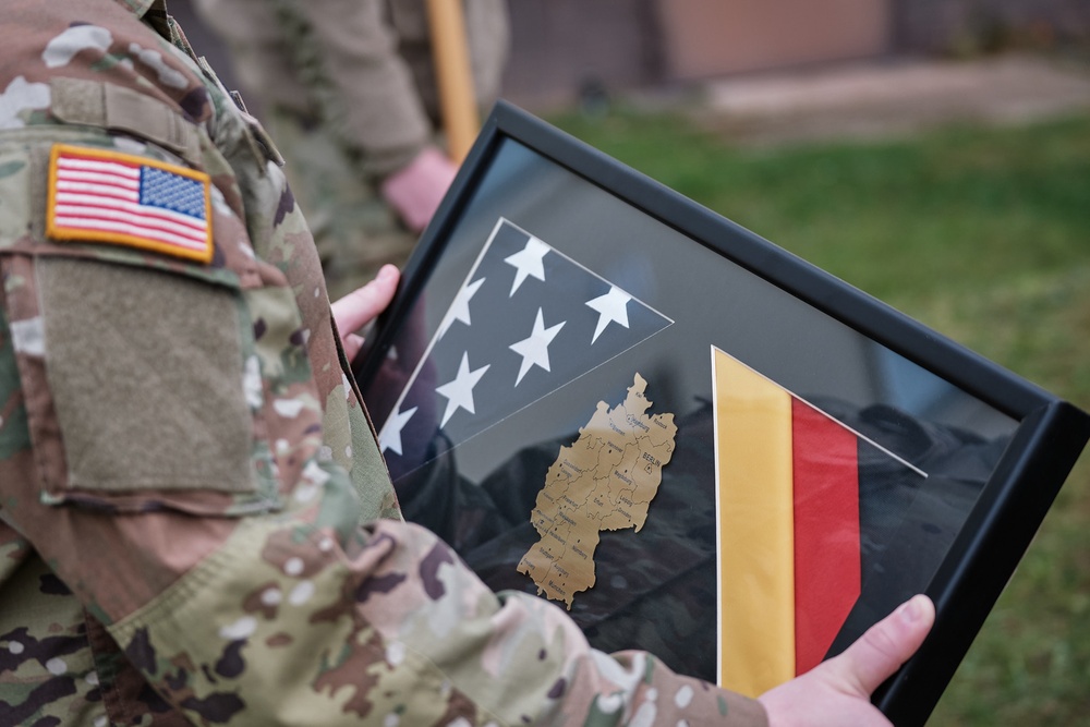 Warrant Officer Mack Honored at Farewell Ceremony in Sembach