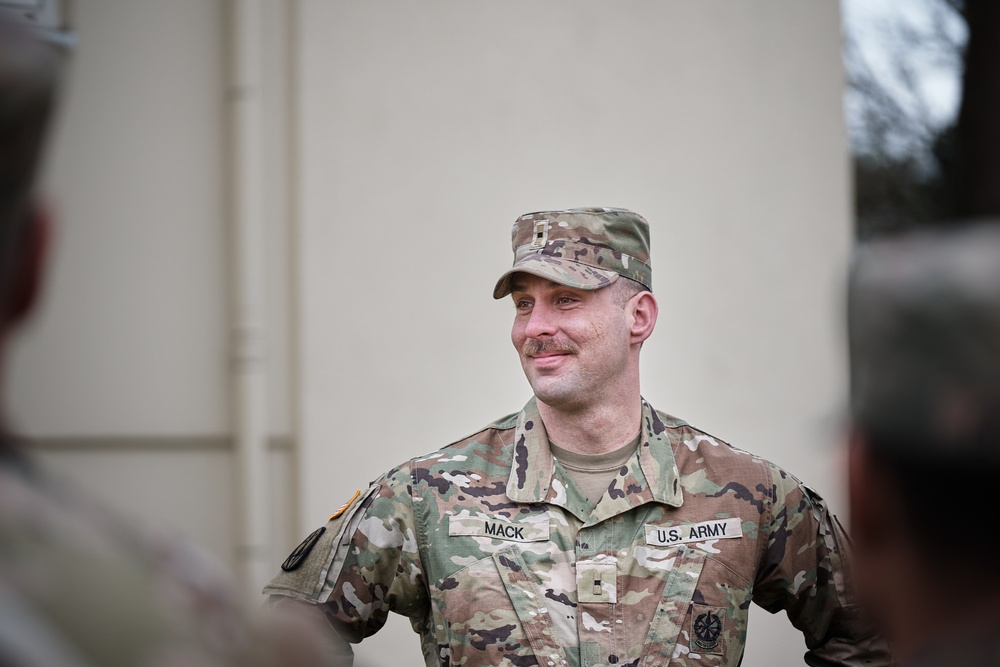 Warrant Officer Mack Honored at Farewell Ceremony in Sembach