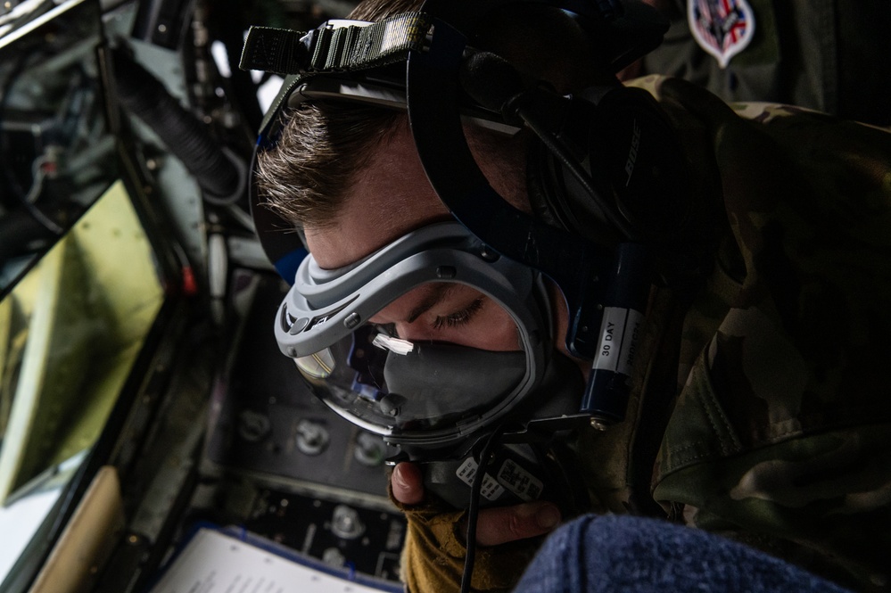 351st ARS Refuels P-8 Poseidon