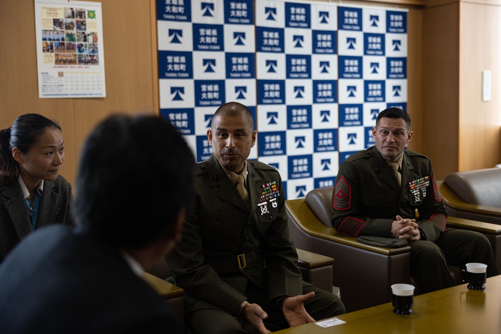 ARTP 24.3| 3/12 Commanding Officer Visits the Mayors of Taiwa, Ohira, and Shikama