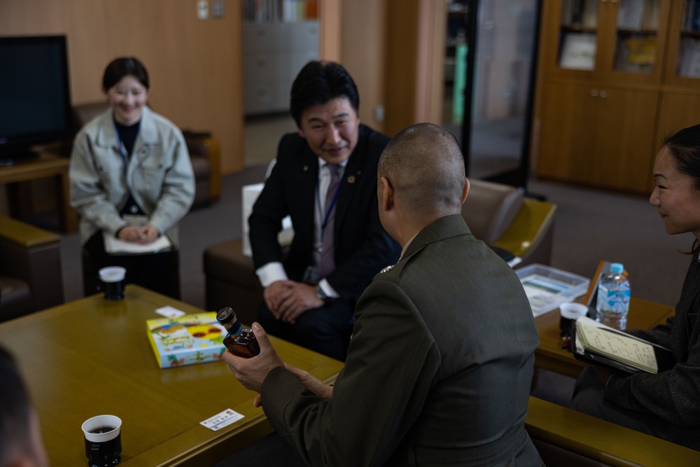 ARTP 24.3| 3/12 Commanding Officer Visits the Mayors of Taiwa, Ohira, and Shikama