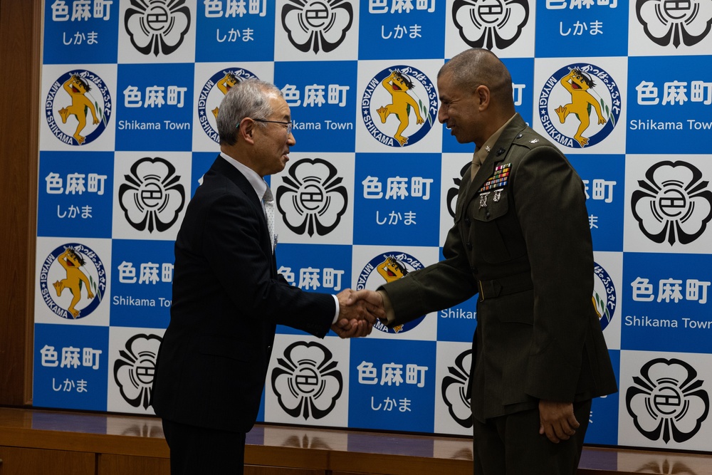 ARTP 24.3| 3/12 Commanding Officer Visits the Mayors of Taiwa, Ohira, and Shikama