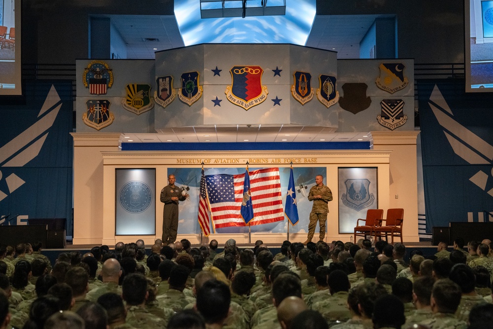 Air Combat Command team visits Robins AFB