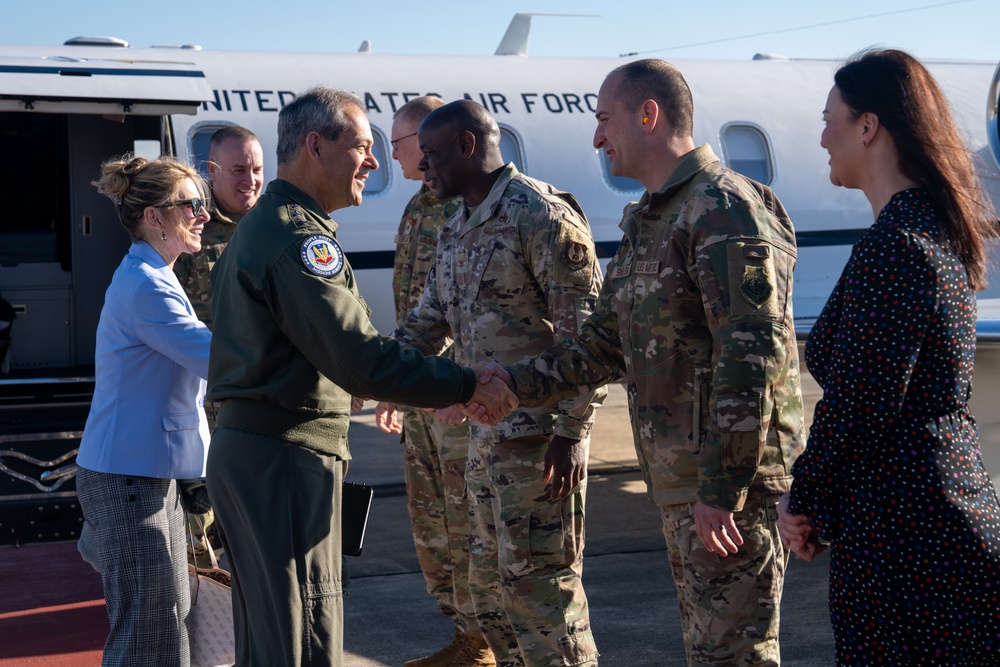 Air Combat Command team visits Robins AFB