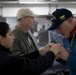 Distinguished Visitors tie lines aboard USS Gerald R. Ford (CVN 78)