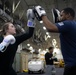 USS Gerald R. Ford (CVN 78) Sailors practice boxing