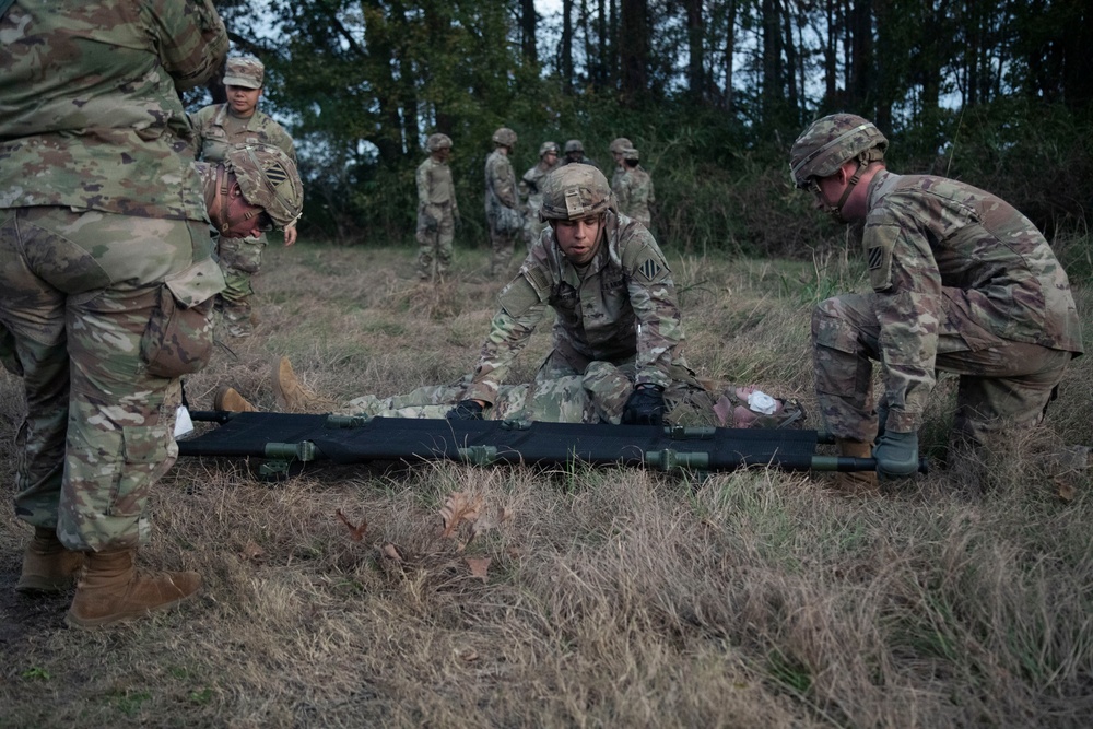 Charlie Co., 603d ASB conduct tactical combat casualty care training