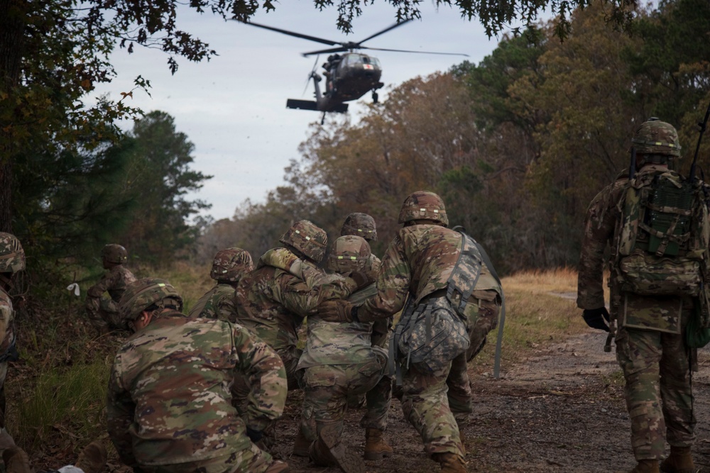 Charlie Co., 603d ASB conduct tactical combat casualty care training