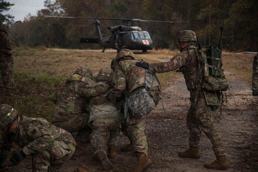 Charlie Co., 603d ASB conduct tactical combat casualty care training