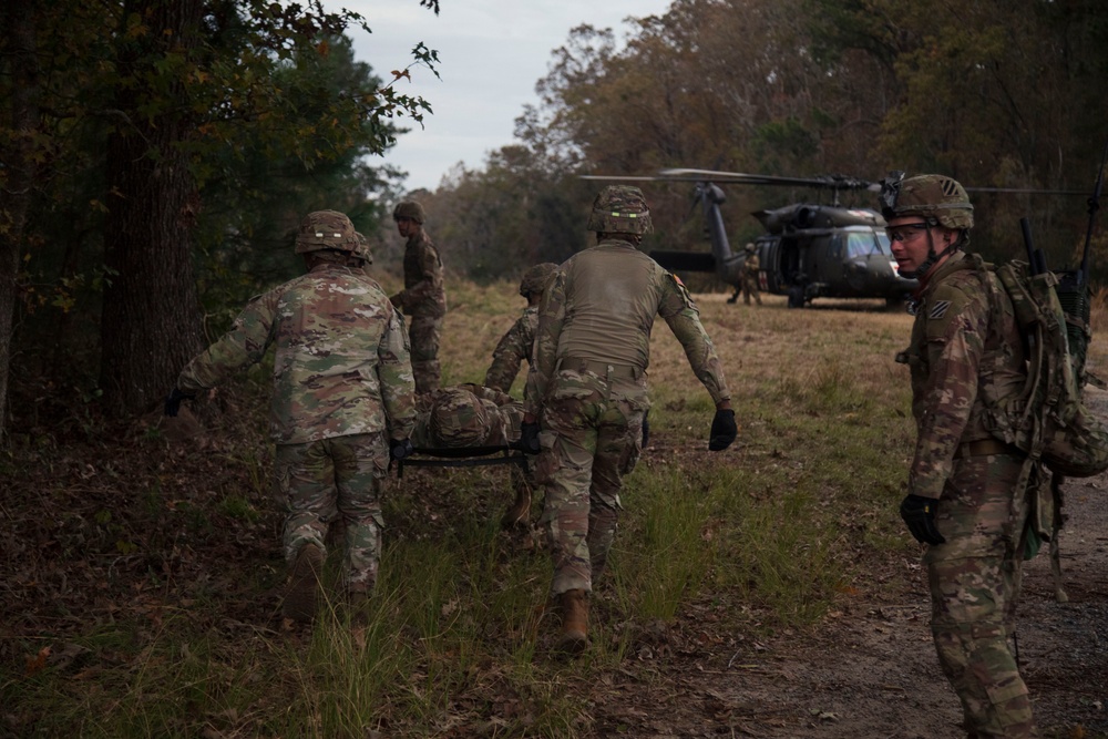 Charlie Co., 603d ASB conduct tactical combat casualty care training