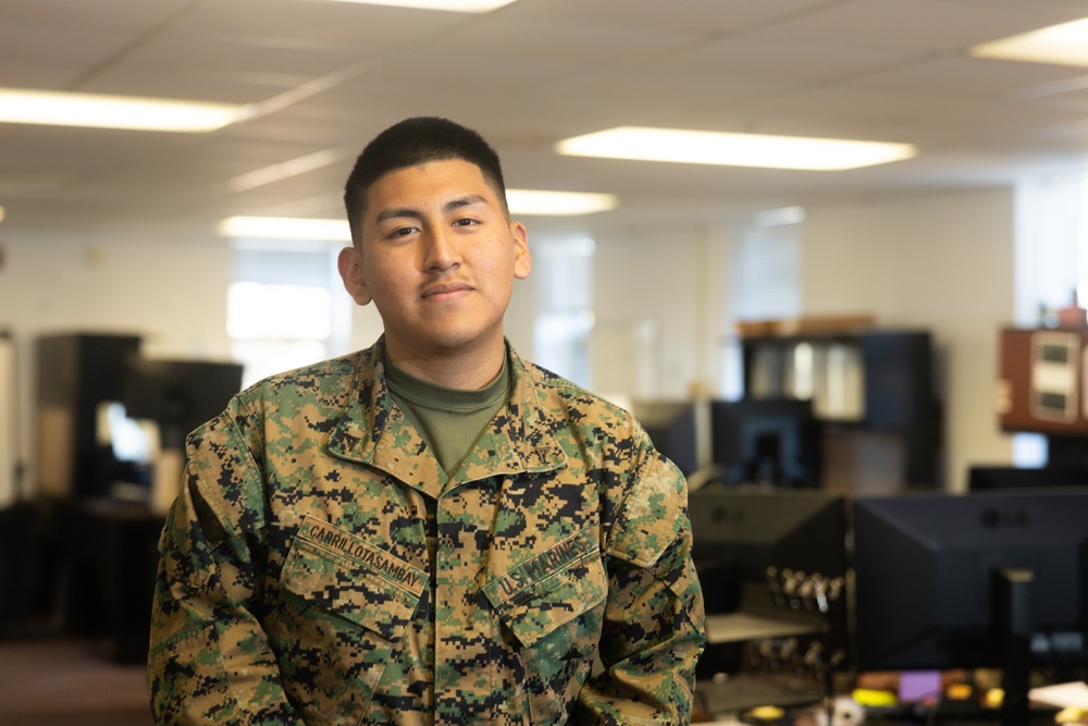 Lance Cpl. Andi CarilloTasambay; 2nd MLG Warrior of the Week