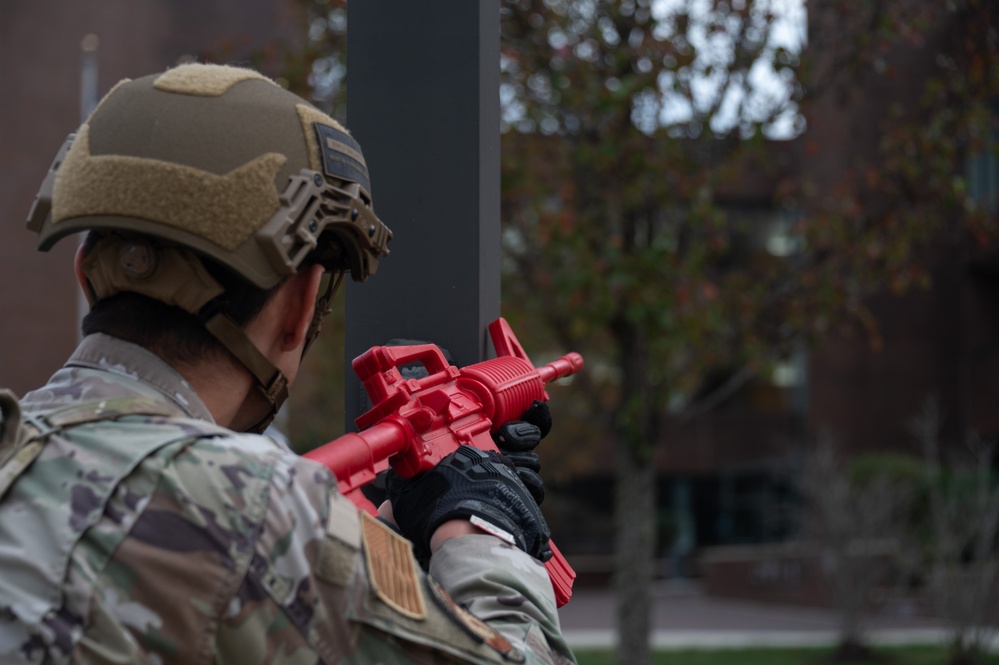 Active shooter exercise prepares Airmen for emergency response