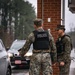 Military Police Officers stand guard at MCBQ