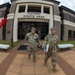 BG Gregory Glasow meets with MG Daryl Hood at Fort Jackson during a site visit