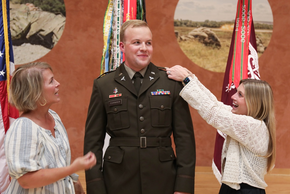 WRAIR holds promotion ceremony for U.S. Army Capt. Nickolas Cormier