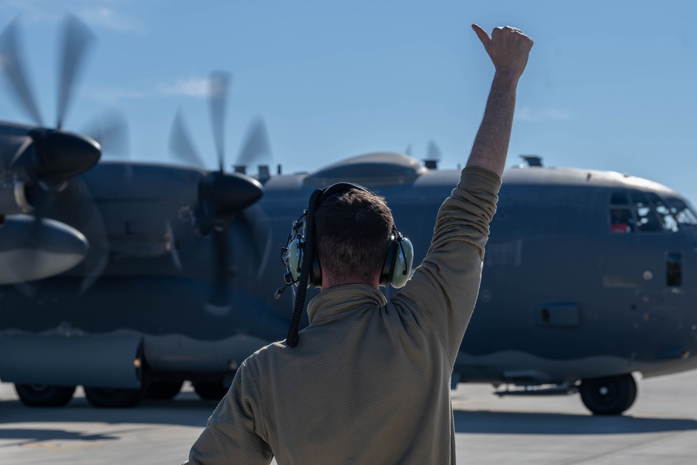 Next Generation Aircrew Protection team conducts AC-130J vapor purge testing