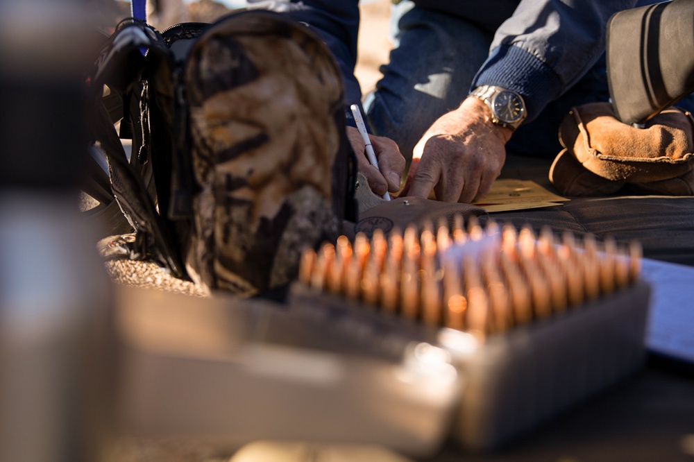 Brig. Gen. Clingan fires his first shot at The Combat Center