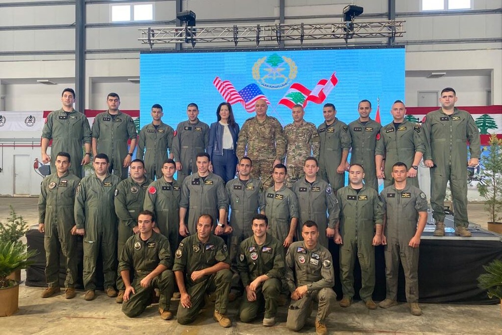 Six MD-530F+ Attack Helicopters Delivered to the Lebanese Armed Forces