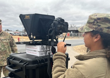 Behind the camera with Sgt. Nataja Ford - content creation