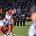 USS John C. Stennis (CVN 74) Colorguard presents colors at Steelers versus Browns