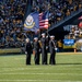 USS John C. Stennis (CVN 74) Colorguard presents colors at Steelers versus Browns