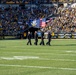 USS John C. Stennis (CVN 74) Colorguard presents colors at Steelers versus Browns