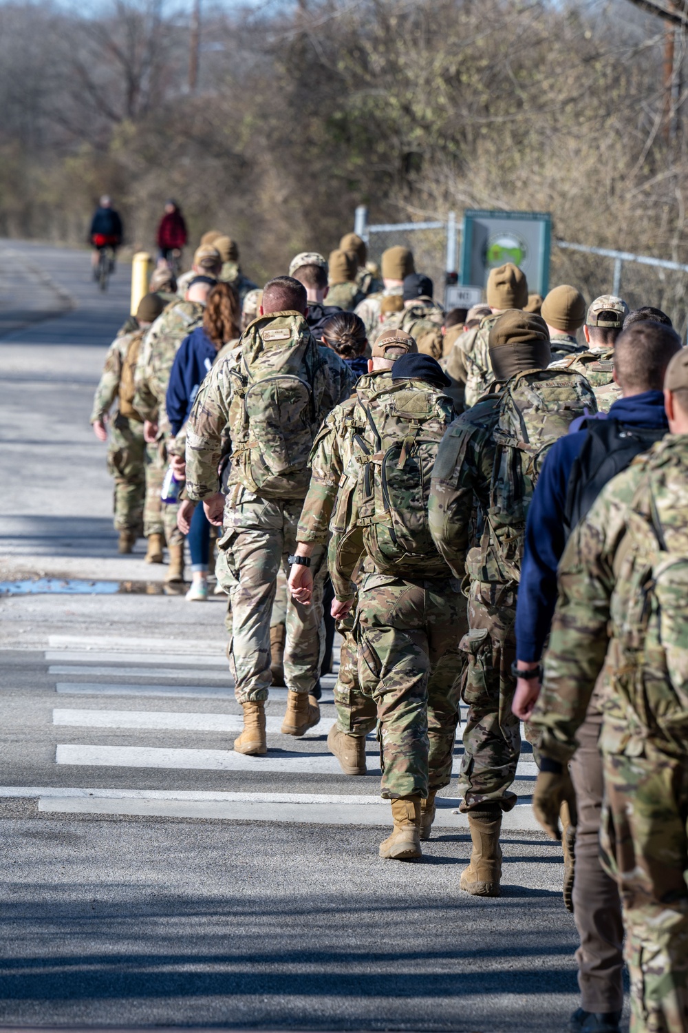 181st SFS Defenders Ruck Through Vigo County