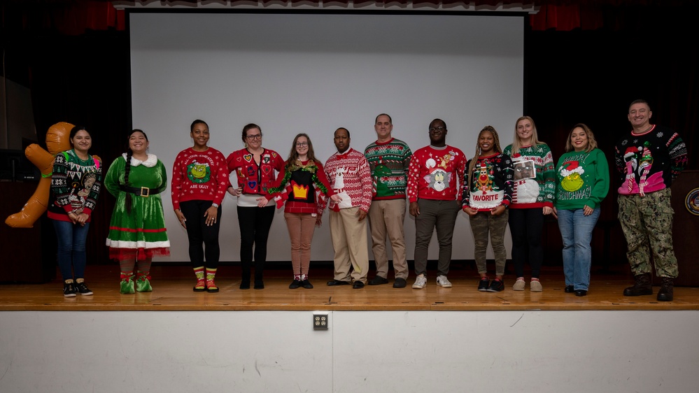 Naval Medical Center Portsmouth SCPOA Hosts Ugly Sweater Contest