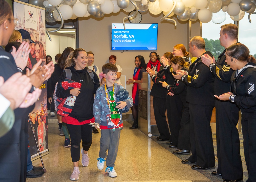 Snowball Express at Norfolk International Airport