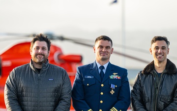 Coast Guard pilot receives Distinguished Flying Cross Medal