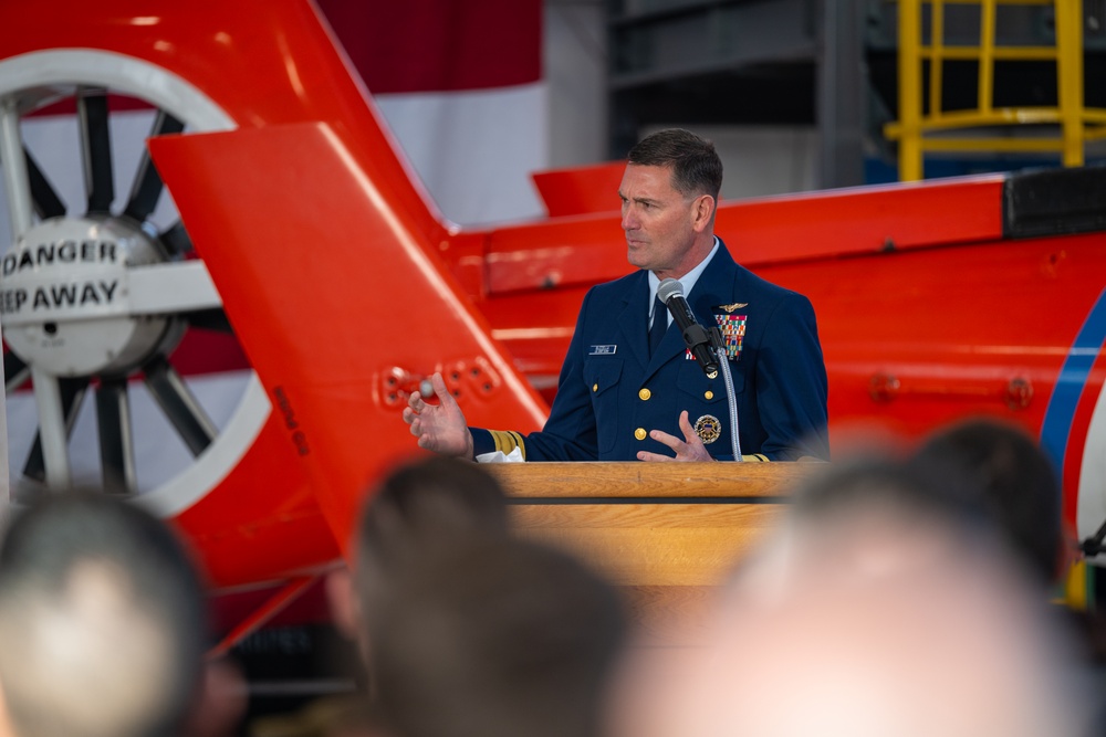 Coast Guard pilot receives Distinguished Flying Cross Medal