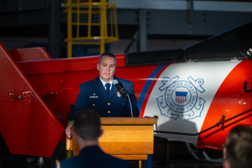 Coast Guard pilot receives Distinguished Flying Cross Medal