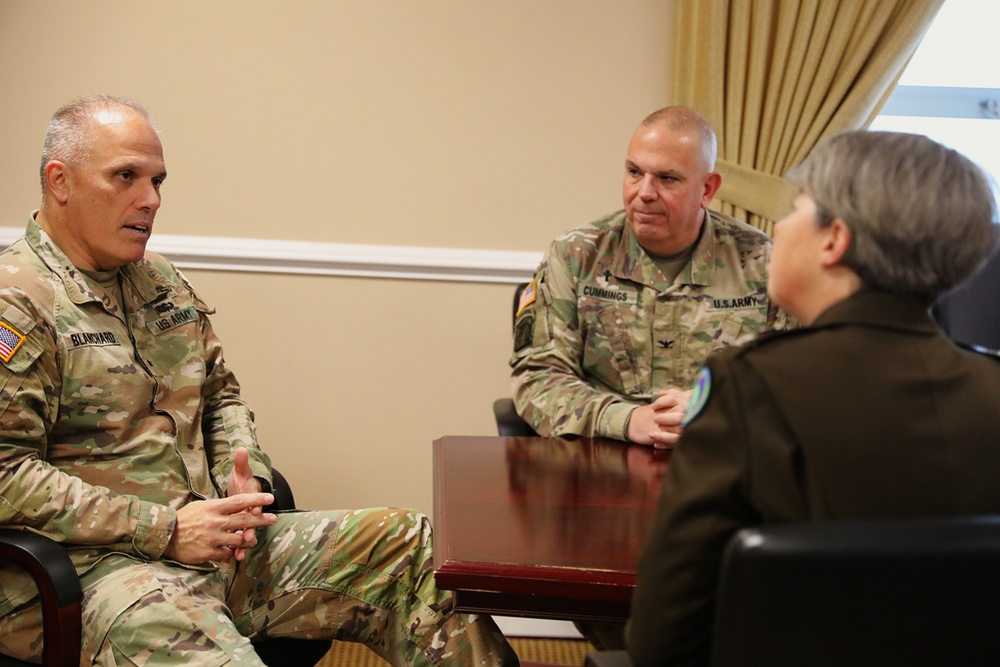 CH (COL) Karen Meeker visits Joint Force Headquarters (JFHQ) D.C. National Guard