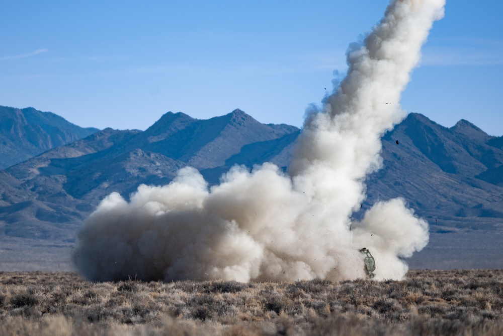 HIMARS on the Nevada Test and Training Range