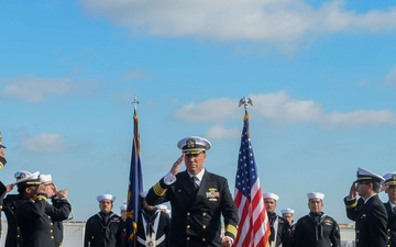 USS Montgomery (LCS 8) Conducts Change of Command