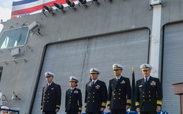 USS Montgomery (LCS 8) Conducts Change of Command