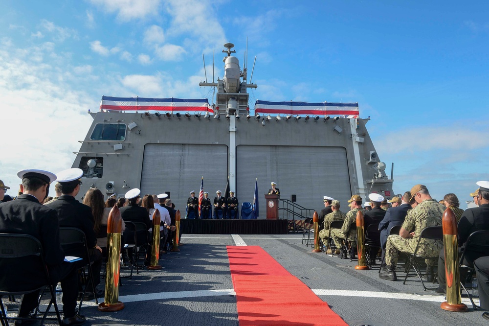 USS Montgomery (LCS 8) Conducts Change of Command