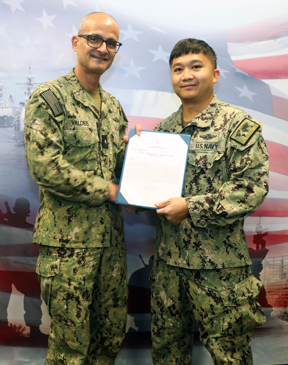 EMF 150-Bravo Sailors recognized for Keen Sword 25 excellence