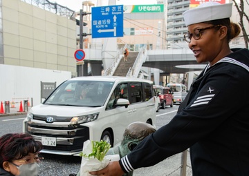 CFAY joins Yokosuka’s Year-End Traffic Safety Campaign, Dec. 11, 2024