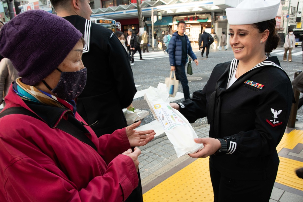 CFAY joins Yokosuka’s Year-End Traffic Safety Campaign, Dec. 11, 2024