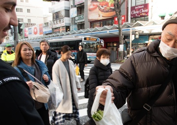 CFAY joins Yokosuka’s Year-End Traffic Safety Campaign, Dec. 11, 2024